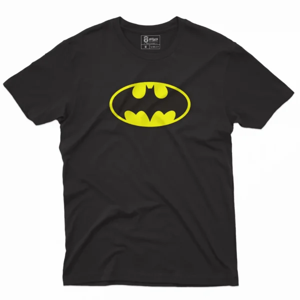 Camiseta personalizada con el estampado del logo de batman