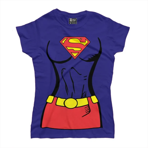 camisetas super girl que imita la indumetaria de la chicha mas poderosa del planeta