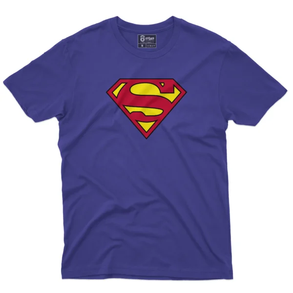 camisetas con el logo del superman en el centro