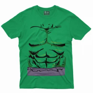 camisetas de hulk, esta camiseta imita el torso del hulk